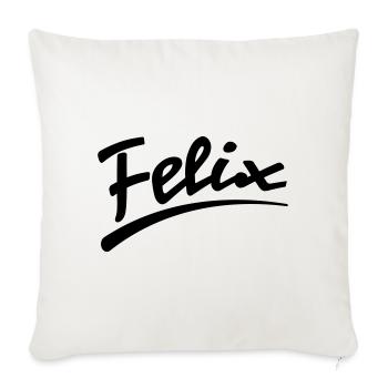 felix | Felix - Housse de coussin décorative 45 x 45 cm - blanc nature - Devant