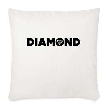 diamond - Sofa pillowcase 17,3'' x 17,3'' (45 x 45 cm) - natural white - Front