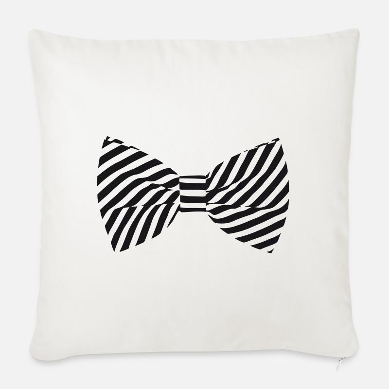 zebra fliege - Sofakissenbezug 45 x 45 cm - Naturweiß 