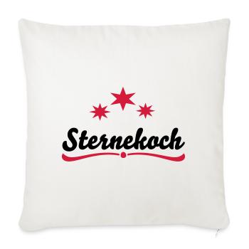 Tablier de cuisine Star Chef - Housse de coussin décorative 45 x 45 cm - blanc nature - Devant