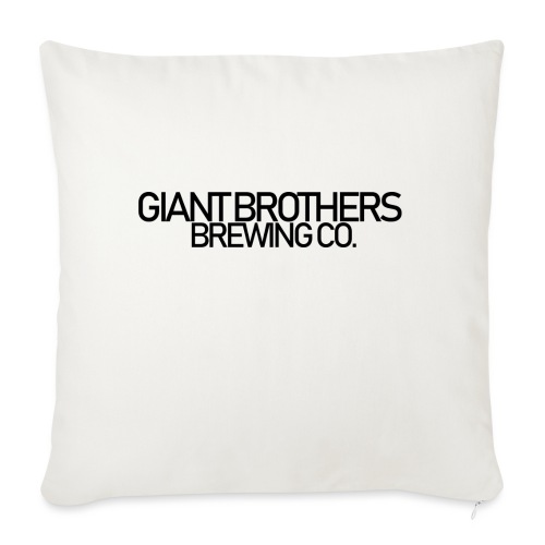 Giant Brothers Brewing co SVART - Soffkuddsöverdrag, 45 x 45 cm