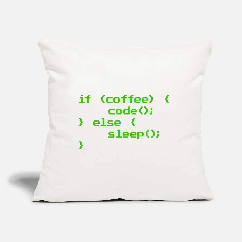 Kein Kaffee Kein Code Programmierer Informatiker Sofakissenbezug 45 x 45 cm