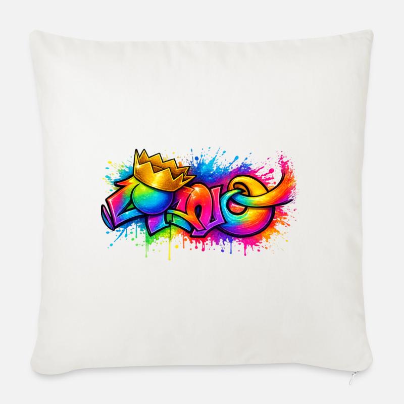 Cano - Sofakissenbezug 45 x 45 cm - Naturweiß 