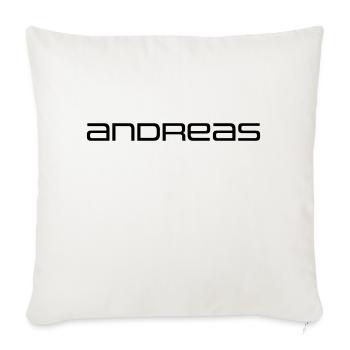 Andrea's Gift - Sofa pillowcase 17,3'' x 17,3'' (45 x 45 cm) - natural white - Front