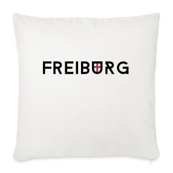 freiburg - Sofakissenbezug 45 x 45 cm - Naturweiß  - Vorne