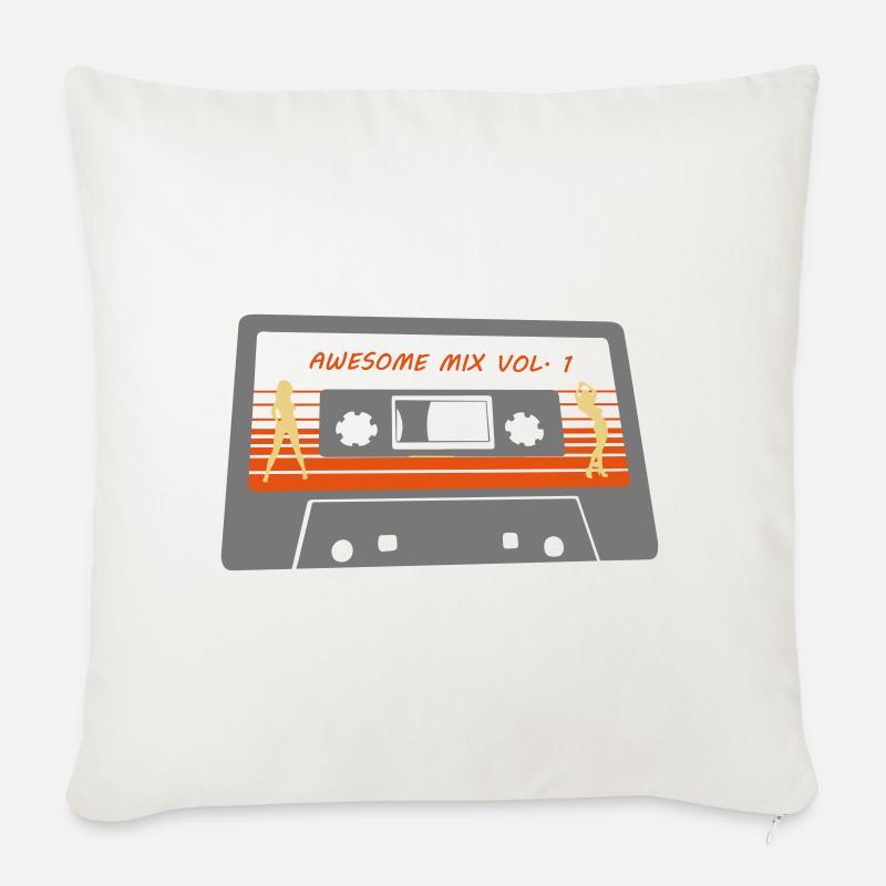 Awesome Mix Vol. 1 - Sofakissenbezug 45 x 45 cm - Naturweiß