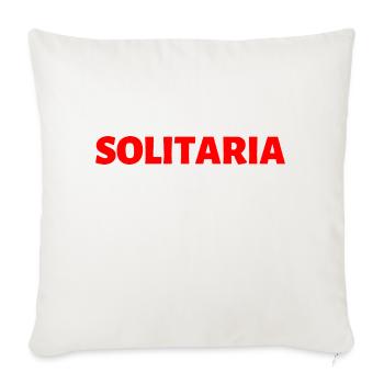 spanisch Sprache einsam sein - Sofakissenbezug 45 x 45 cm - Naturweiß  - Vorne