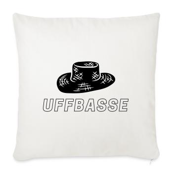 Straw Hat Love - Sofa pillowcase 17,3'' x 17,3'' (45 x 45 cm) - natural white - Front