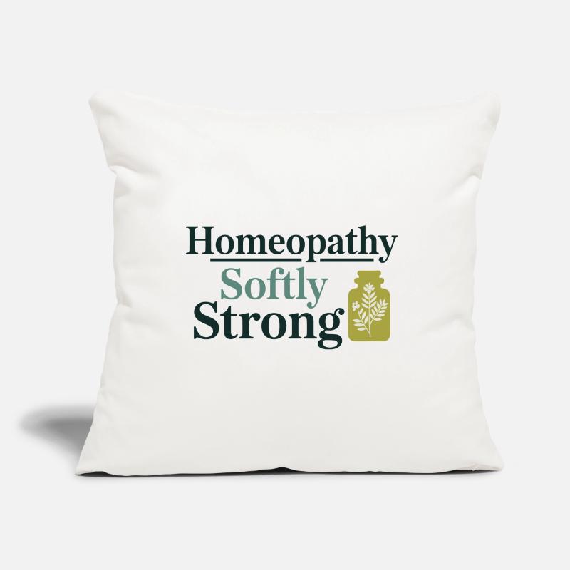 Homeopathy Softly Strong Professional Practitioner Sofa pillowcase 17,3'' x 17,3'' (45 x 45 cm)
