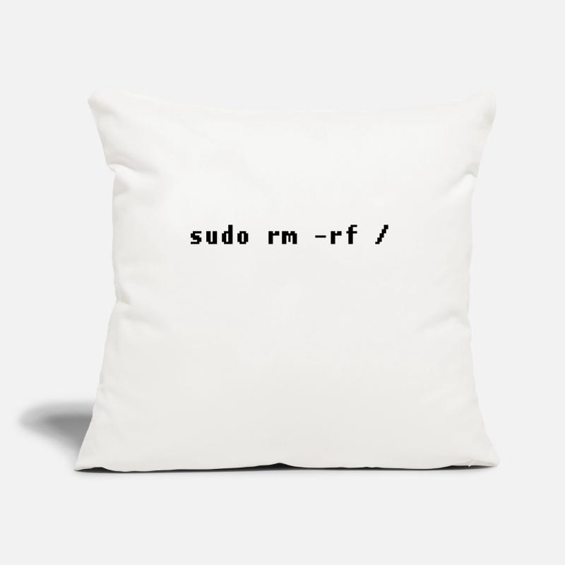 Conception drôle d'admin de Linux Housse de coussin décorative 45 x 45 cm