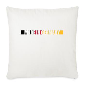 Made in Germany - Sofakissenbezug 45 x 45 cm - Naturweiß  - Vorne