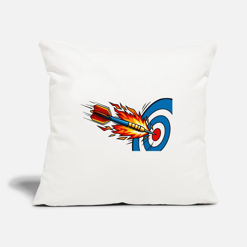 Fléchette Cible de Feu Cible Housse de coussin décorative 45 x 45 cm