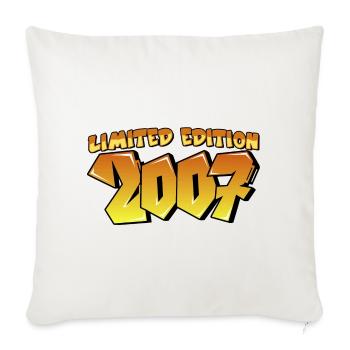 Edition limitée 2007 Graffiti Birthday Party - Housse de coussin décorative 45 x 45 cm - blanc nature - Devant