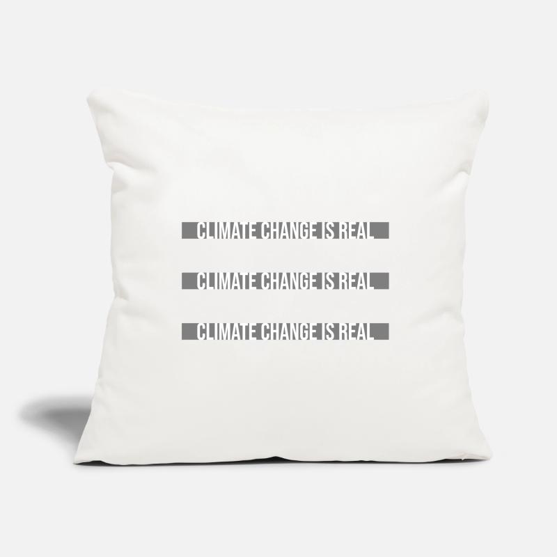 Climate Change Is Real Climate Change Science Sofa pillowcase 17,3'' x 17,3'' (45 x 45 cm)