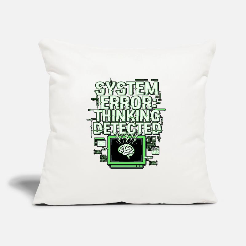 System Error Sofa pillowcase 17,3'' x 17,3'' (45 x 45 cm)