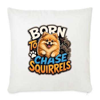 Pomeranian - Sofa pillowcase 17,3'' x 17,3'' (45 x 45 cm) - natural white - Front