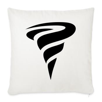 tornado - Sofa pillowcase 17,3'' x 17,3'' (45 x 45 cm) - natural white - Front
