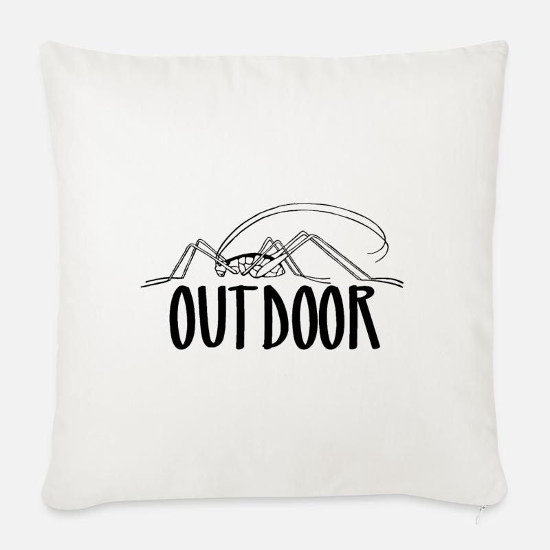 Outdoor - Sofakissenbezug 45 x 45 cm - Naturweiß 