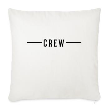 Course d’équipage - Housse de coussin décorative 45 x 45 cm - blanc nature - Devant