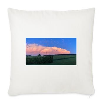 Image de nuage - Housse de coussin décorative 45 x 45 cm - blanc nature - Devant
