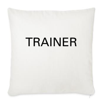 Trainer - Sofa pillowcase 17,3'' x 17,3'' (45 x 45 cm) - natural white - Front
