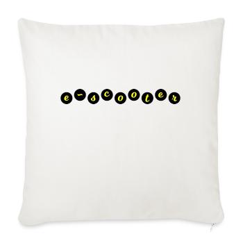 E-Scooter Roller Scooter - Housse de coussin décorative 45 x 45 cm - blanc nature - Devant