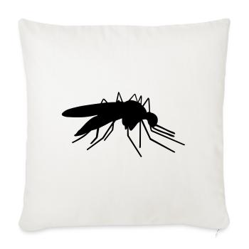 Moustique - Housse de coussin décorative 45 x 45 cm - blanc nature - Devant