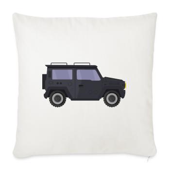 Jeep - Sofa pillowcase 17,3'' x 17,3'' (45 x 45 cm) - natural white - Front