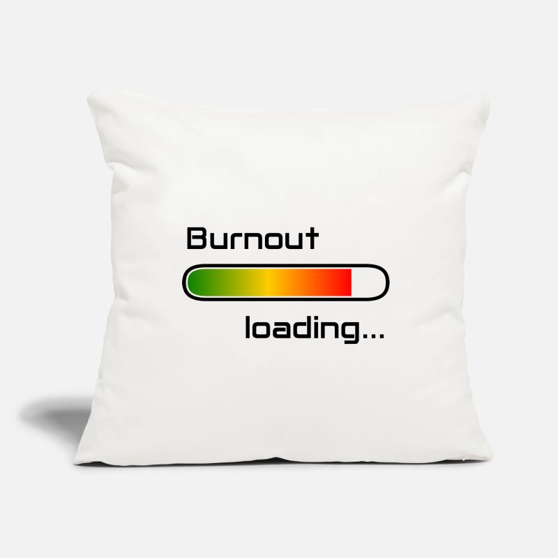 burnout loading, burnout loading, Burnout load Housse de coussin décorative 45 x 45 cm