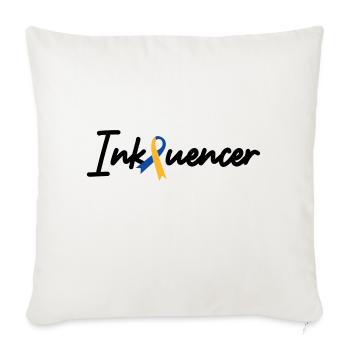 Inkluencer Inklusion Down Syndrom - Sofakissenbezug 45 x 45 cm - Naturweiß  - Vorne