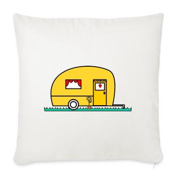 MISTRESS. MASTER. TEACHER. SCHOOL - Sofa pillowcase 17,3'' x 17,3'' (45 x 45 cm) - natural white - Front