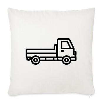 truck - Sofa pillowcase 17,3'' x 17,3'' (45 x 45 cm) - natural white - Front