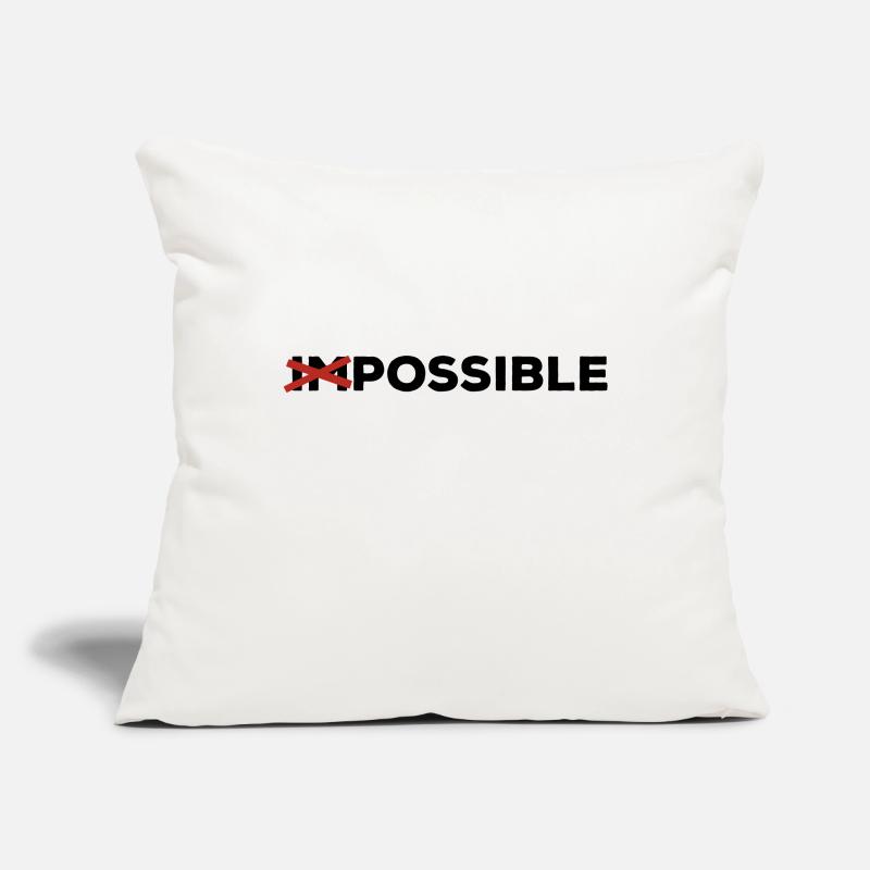 possible possible solution de sortie Optimist oui Housse de coussin décorative 45 x 45 cm