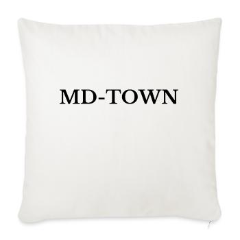 MD Town Magdeburg - Sofa pillowcase 17,3'' x 17,3'' (45 x 45 cm) - natural white - Front