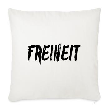 liberté - Housse de coussin décorative 45 x 45 cm - blanc nature - Devant