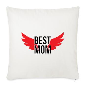 Beste Mama - Muttertag - Sofakissenbezug 45 x 45 cm - Naturweiß  - Vorne