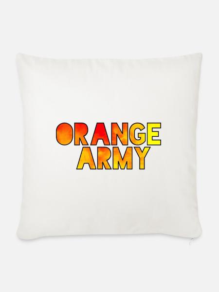 Die orange Legion für echte Fans der Niederlande # - Sofakissenbezug 45 x 45 cm - Naturweiß
