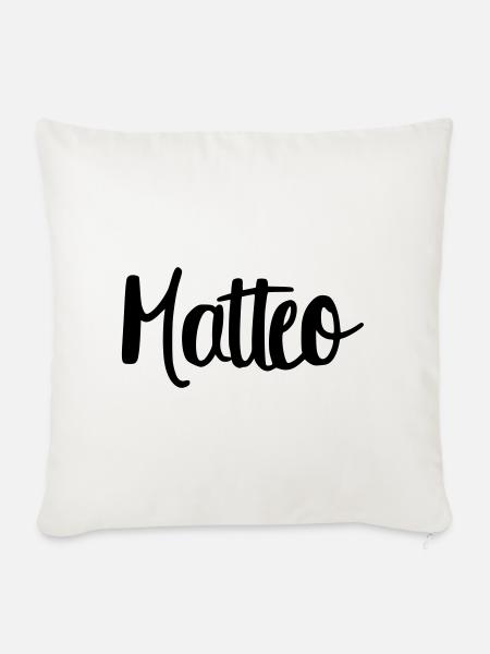 Matteo - Sofakissenbezug 45 x 45 cm - Naturweiß