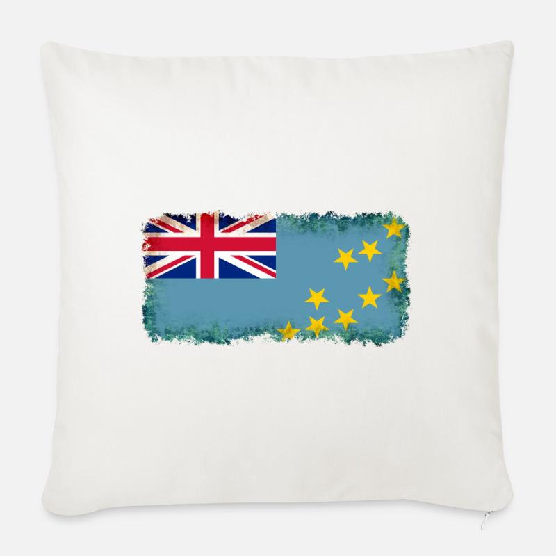 Tuvalu Tuvalu - Sofakissenbezug 45 x 45 cm - Naturweiß 
