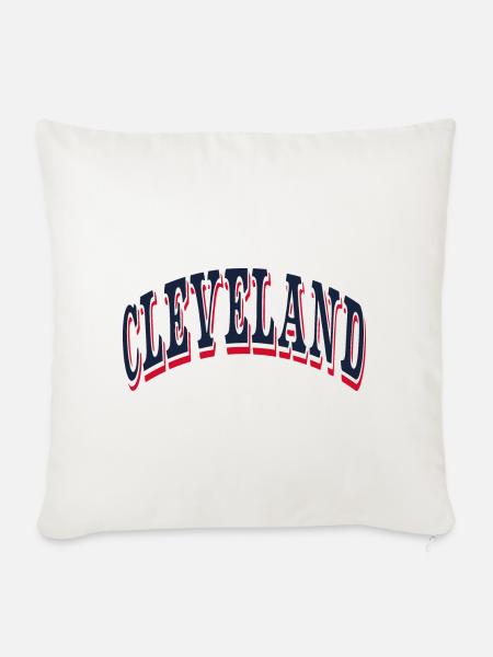 Cleveland - Sofakissenbezug 45 x 45 cm - Naturweiß 