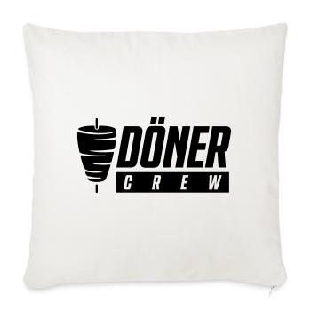 L’équipe Döner - Housse de coussin décorative 45 x 45 cm - blanc nature - Devant