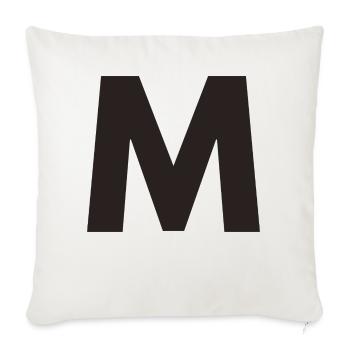 M - Sofa pillowcase 17,3'' x 17,3'' (45 x 45 cm) - natural white - Front