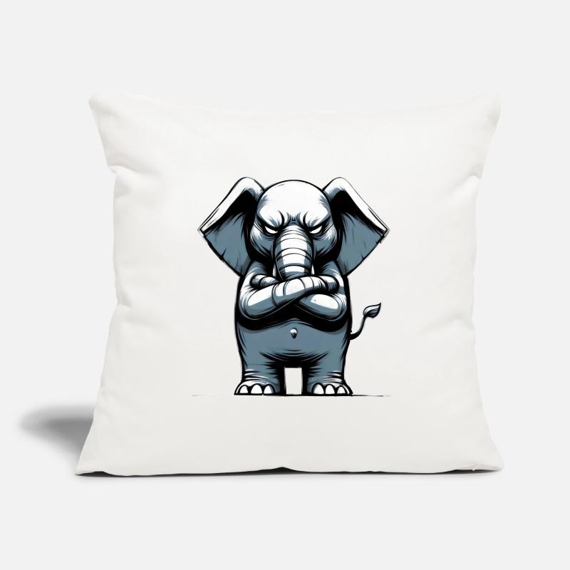 Elephant Bad Guy Sofa pillowcase 17,3'' x 17,3'' (45 x 45 cm)