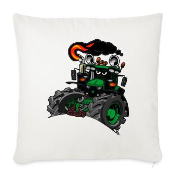 1042_GroeneTrekker-Rook_V2 - Housse de coussin décorative 45 x 45 cm - blanc nature - Devant