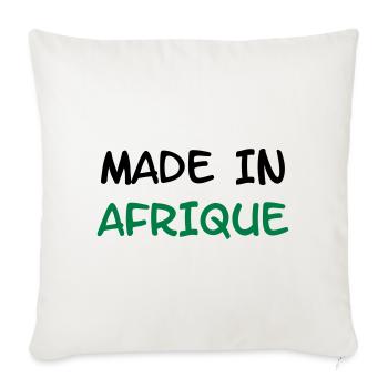 Made in AFRICA! - Sofa pillowcase 17,3'' x 17,3'' (45 x 45 cm) - natural white - Front