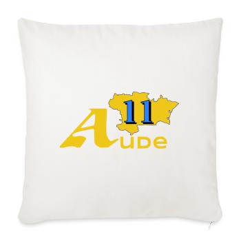 Aude - Sofa pillowcase 17,3'' x 17,3'' (45 x 45 cm) - natural white - Front