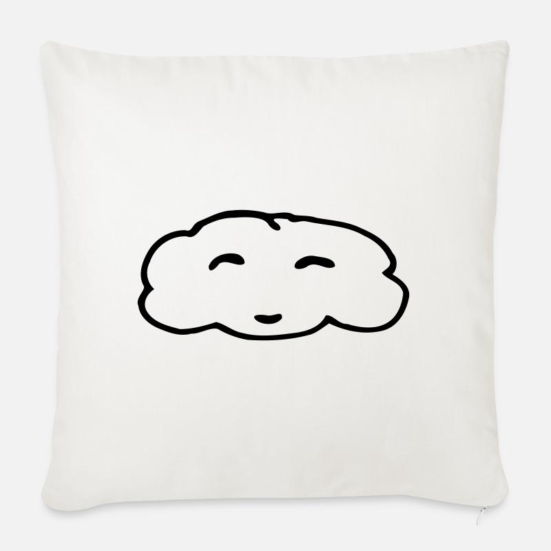 Cloud - Sofa pillowcase 17,3'' x 17,3'' (45 x 45 cm) - natural white