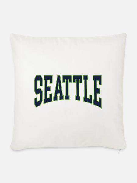 Seattle - Sofakissenbezug 45 x 45 cm - Naturweiß