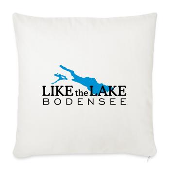 Like the Lake Bodensee - Sofakissenbezug 45 x 45 cm - Naturweiß  - Vorne