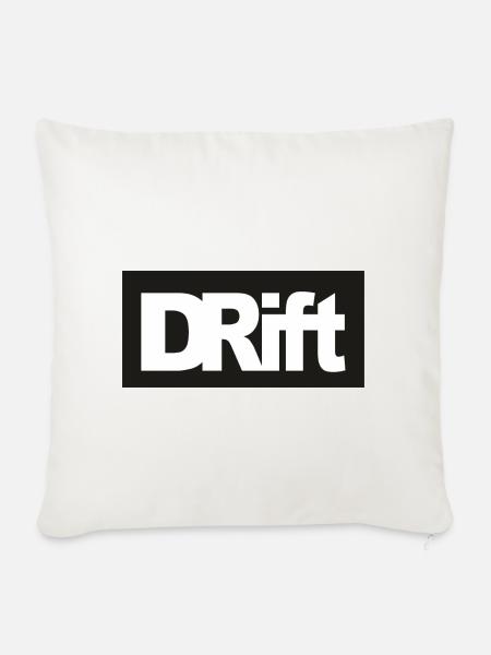 Drift JDM Tuning - Sofakissenbezug 45 x 45 cm - Naturweiß